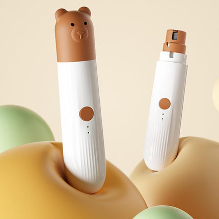 Super Quiet Electric Pet Nail Trimmer with LED Light