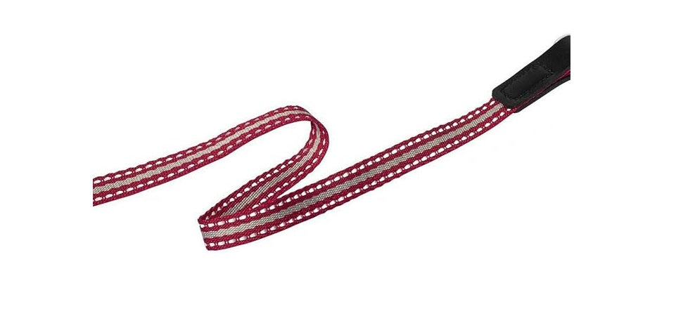 مقود دوكو صغير باللونين الأسود والرمادي عاكس وقابل للسحب بطول 4 أمتار للكلاب التي يصل وزنها إلى 10 كجم