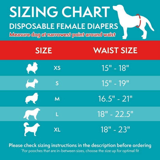 Oasispet Dog Diapers Small 12 pcs