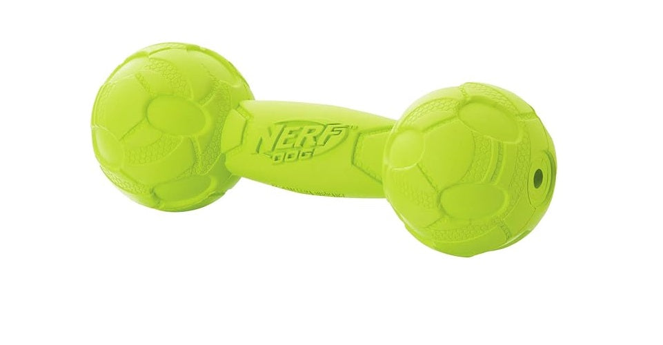 Nerf Dog Dog Toy Squeaking Dumbbell