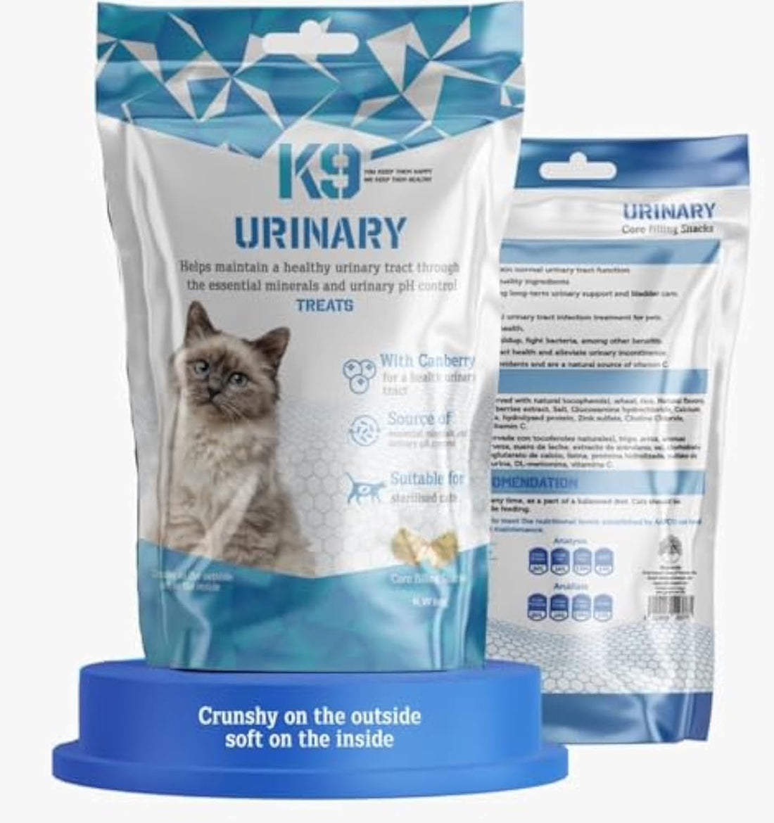 K9 Urinary Treats with Cranberry Extract for Sterilized Cats 60 gr
