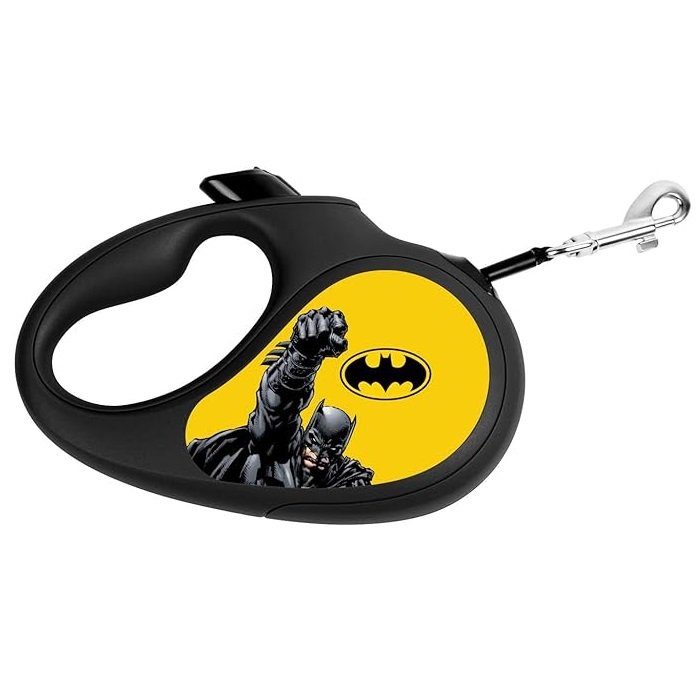 WAUDOG Retractable small Leash With Unique Batman Design up to 15 kg