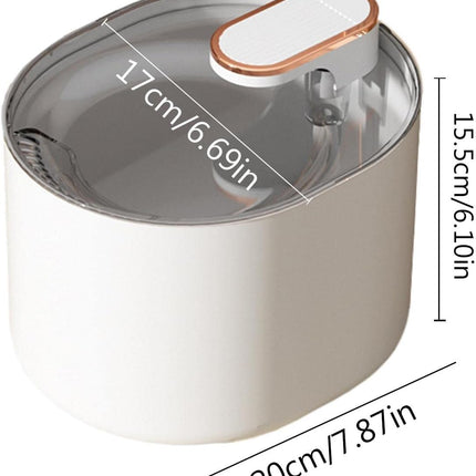 وحدة تغذية أوتوماتيكية للقطط والكلاب سعة 3.5 لتر