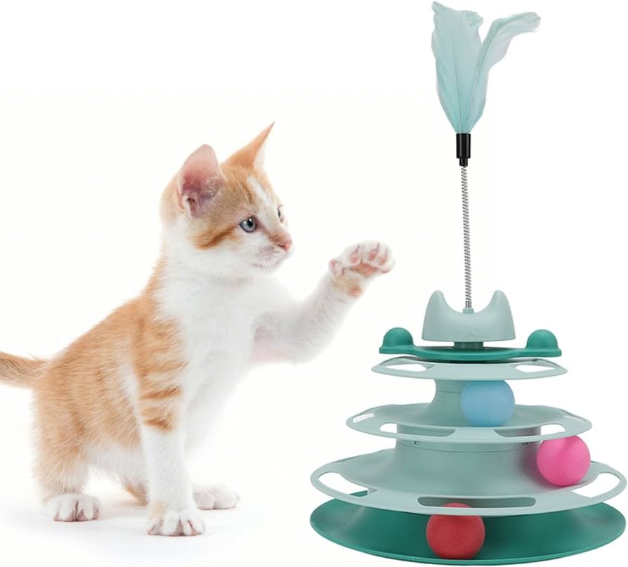 Pet Cat Turntable Toy for cats 3Pcs