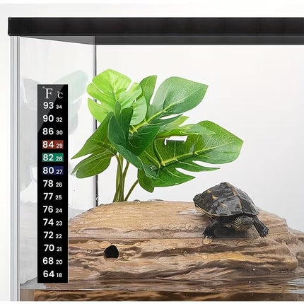 Stick On Aquarium Thermometer Strip for Fish Tanks Celsius and Fahrenheit