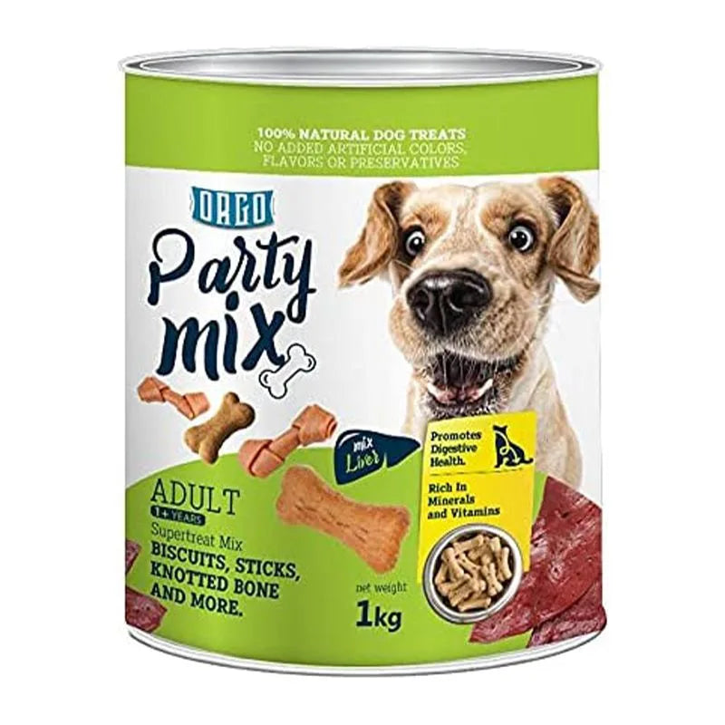 Orgo Party Mix Treats With Liver for Adult Dogs 1 kg