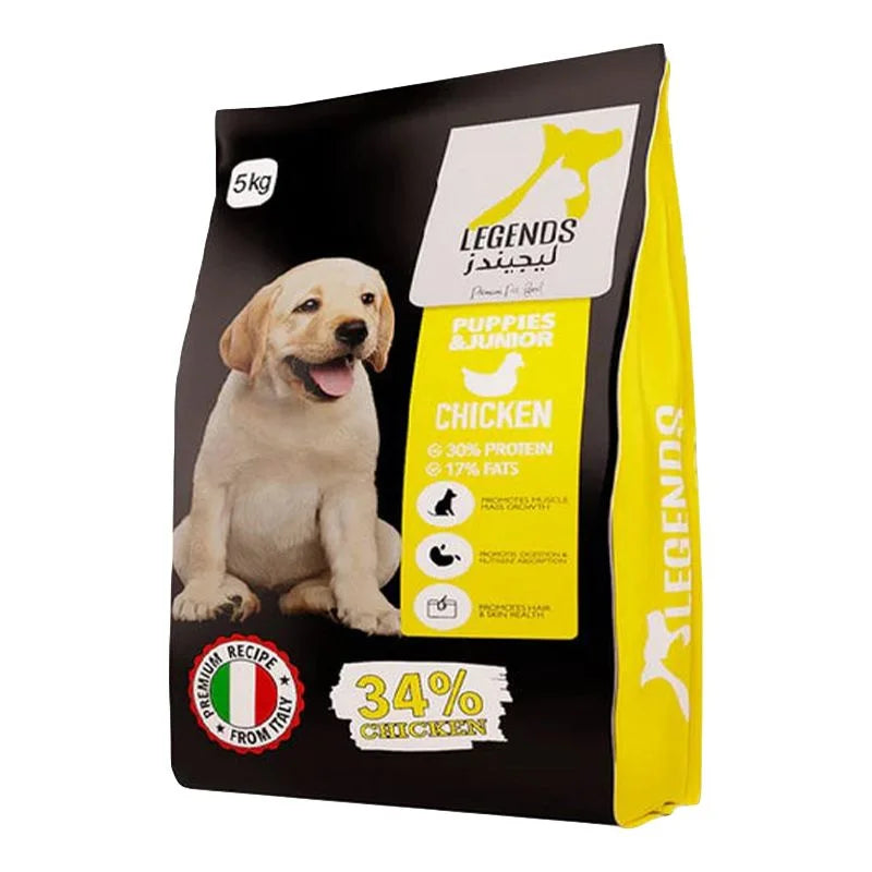 Legends Dry Food with Chicken for Puppies and Junior Dogs 2Kg