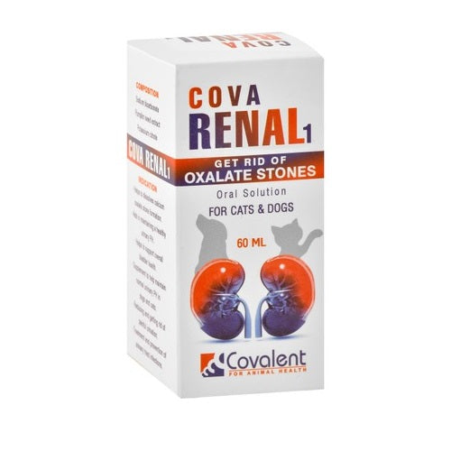Covalent Renal 1 Anti-Oxalate Stones Oral Solution for Pets 60 ml