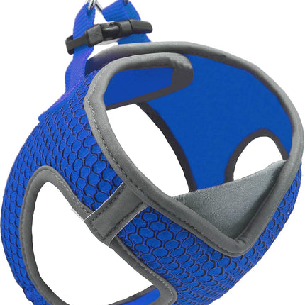 DOCO XL Blue Reflective V-Neck Harness 53 to 58cm