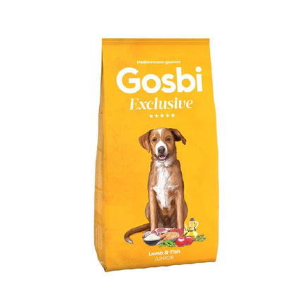 Gosbi Exclusive Dry Food with Lamb and Fish for Junior Dogs 3KG FREE WITH EVERY 12KG