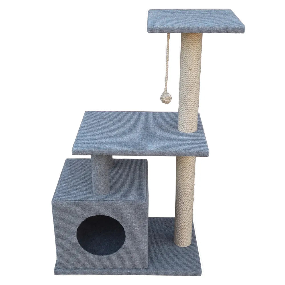 Cat Tree Platform With Indoor Scratches And Posts small