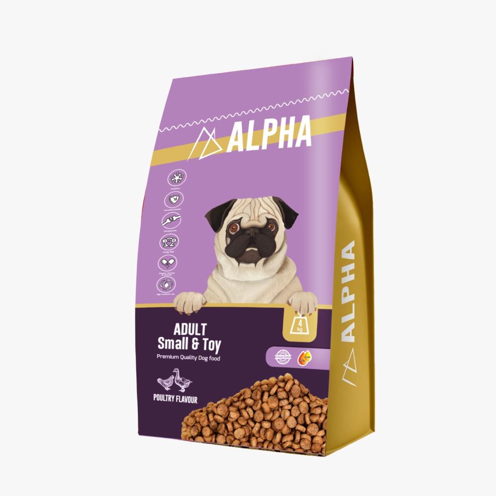 Alpha Dry Food for small adult With Poultry 4 kg