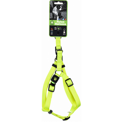 Doco Small Lime Nylon Dog Harness 45to 63cm in 1.5