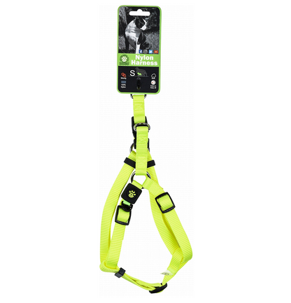 Doco Small Lime Nylon Dog Harness 45to 63cm in 1.5