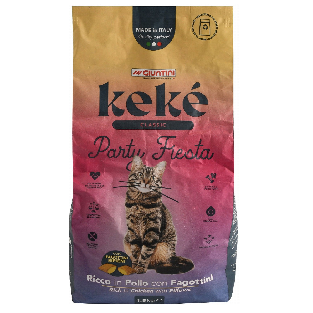 Keke Classic  with Chicken for Adult Cats 1.5 kg