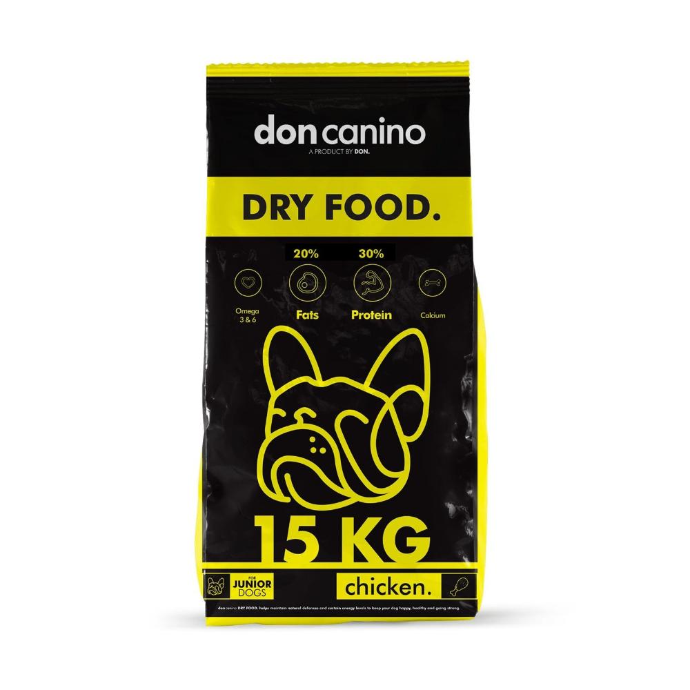 Don Canino Dry Food For junior with chicken 15 kg