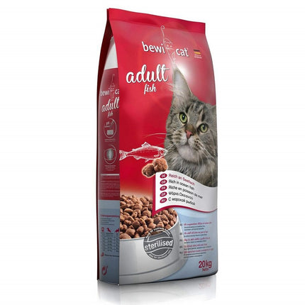 Bewi Cat Dry Food With Ocean Fish for Regular And Sterilized Adult Cats 5 kg