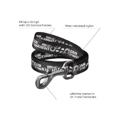 WAUDOG Nylon dog leash Dark knight design L 122 cm