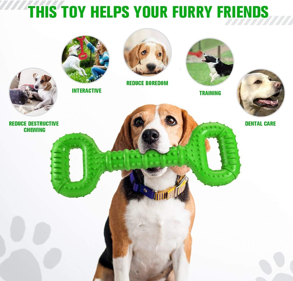 Dog Toys for Chewers Large