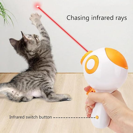 Interactive Treat Launcher and Laser Toy for Dogs and Cats Multi-Color