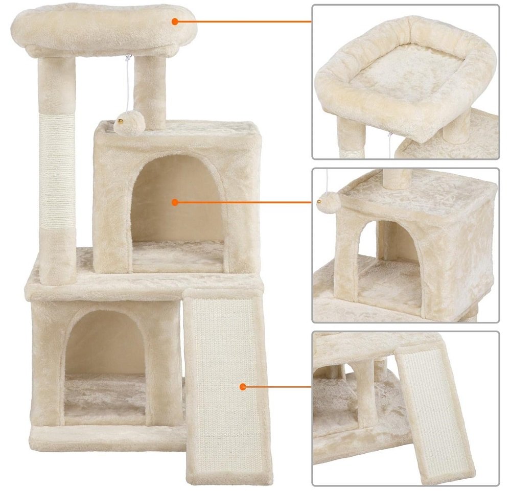 Cat Tree Platform With Indoor Scratches And Posts Large