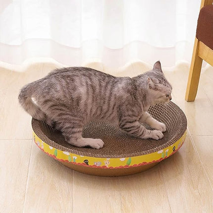 وعاء قطط مع خدوش مدمجة