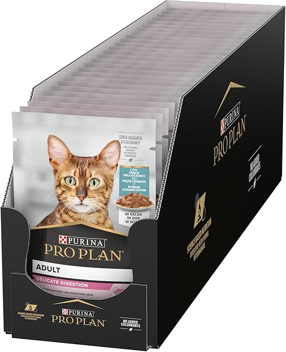 Purina Pro Plan Delicate Wet Cat Food with Oceanfish Grilled in Grav 85g
