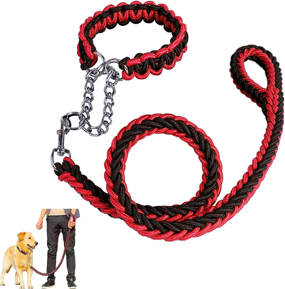 Egyptian Large Leash And collar for Dog 150 cm