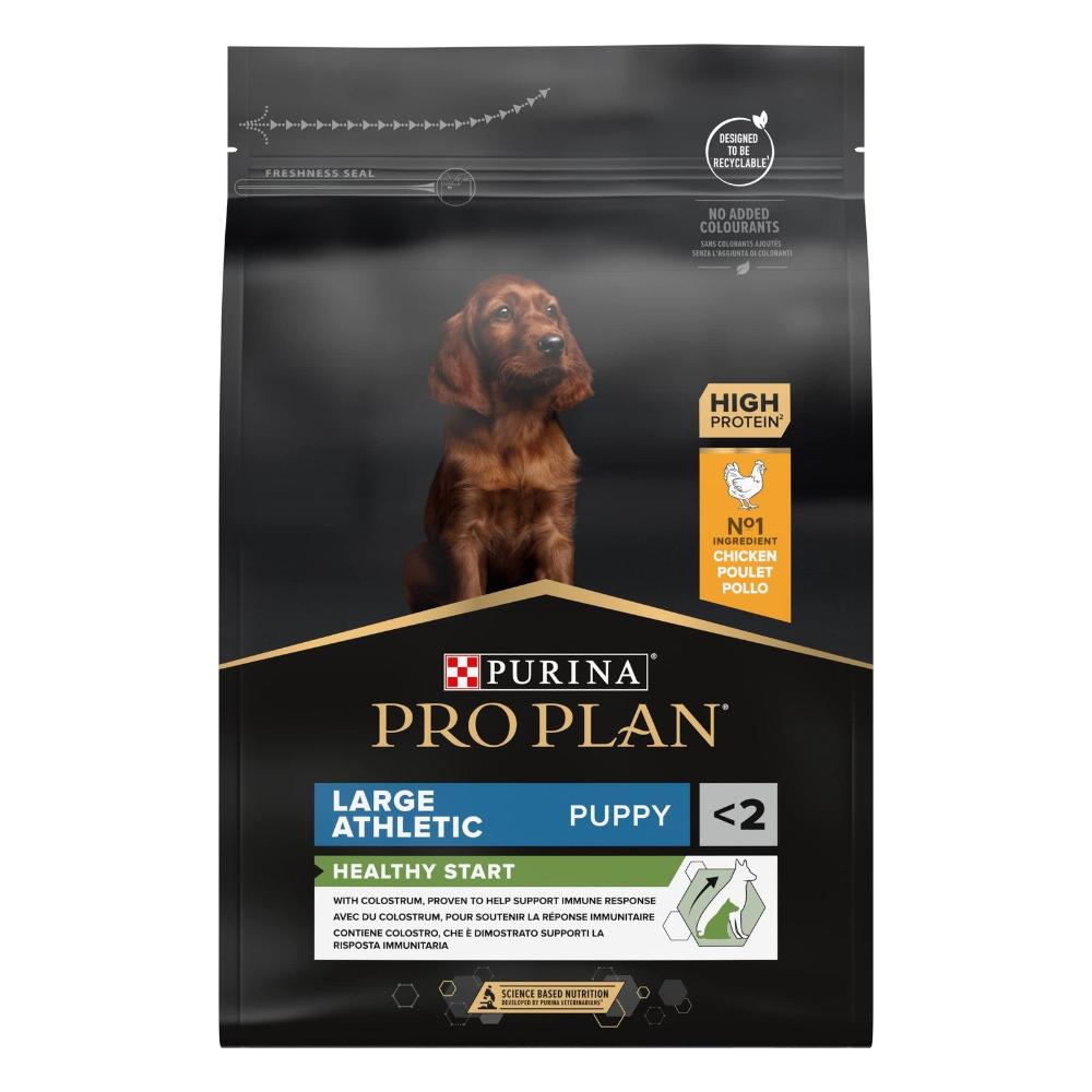 طعام جاف Purina Pro Plan Healthy Start بالدجاج للجراء الرياضية من السلالات الكبيرة 12 كجم 