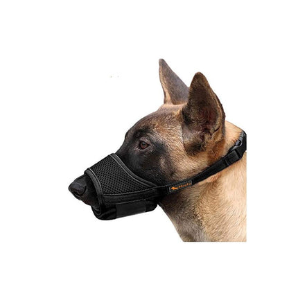 Nunbell large Black and red and blue Dog Muzzle Size 3