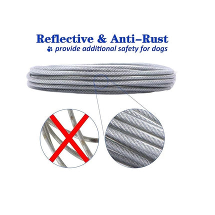 Dog tie out cable 10 F