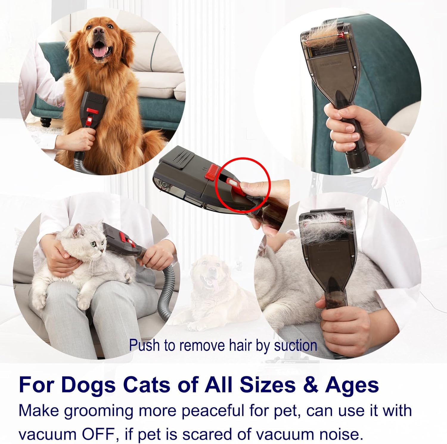 PET HAIR GROOMING KIT 9 pcs