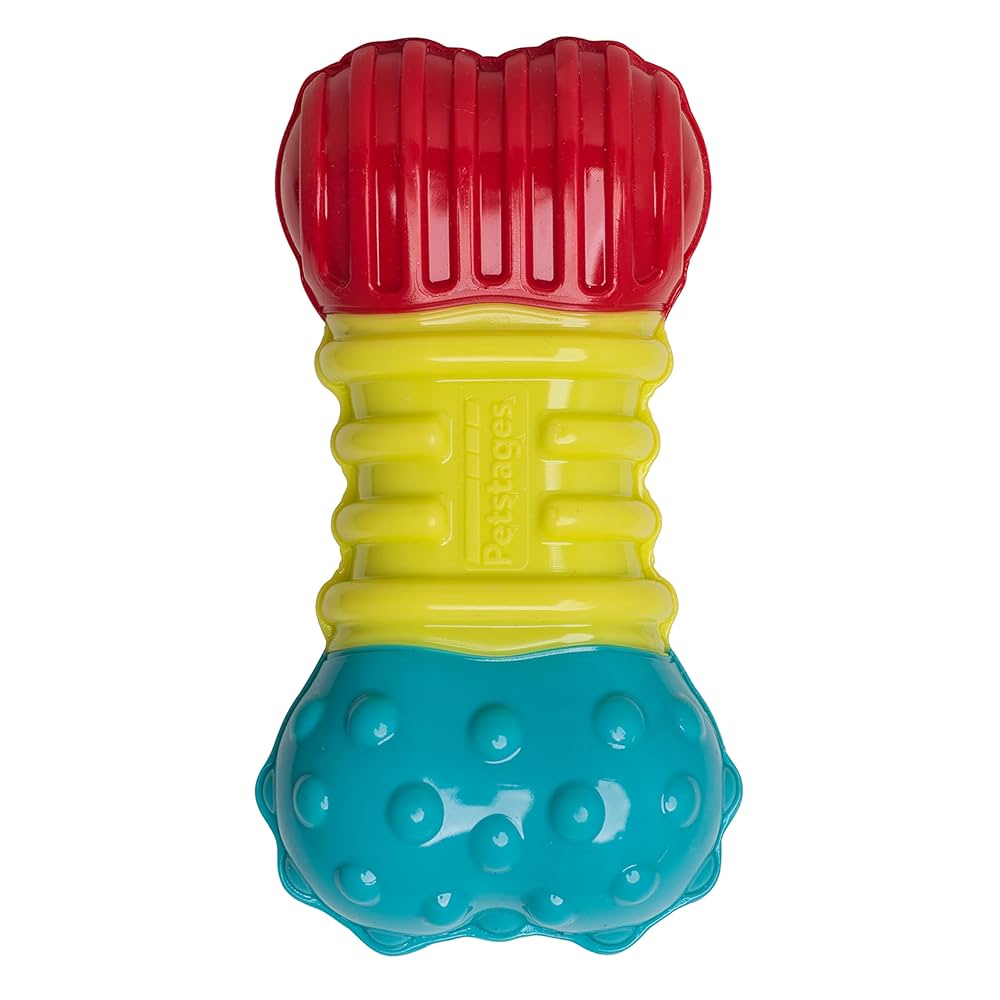 pet toy petstages multi squeak bone 3 sounds