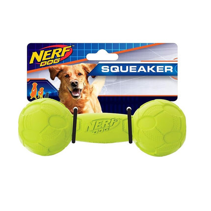 Nerf Dog Dog Toy Squeaking Dumbbell