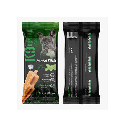 K9 Dental Stick Dog Treats with Mint 4 Pcs 80 gr