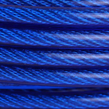 Fdit Dog Leash Rope Heavy Duty Chew-Proof Long Steel Wire Pet Safety Cable Rope 5mm 3m