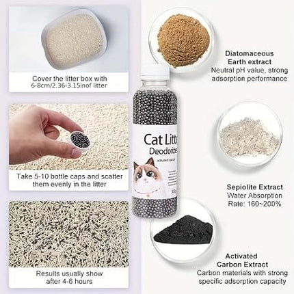 Cat Litter Deodorizer Granules Jasmine Scented 250ml