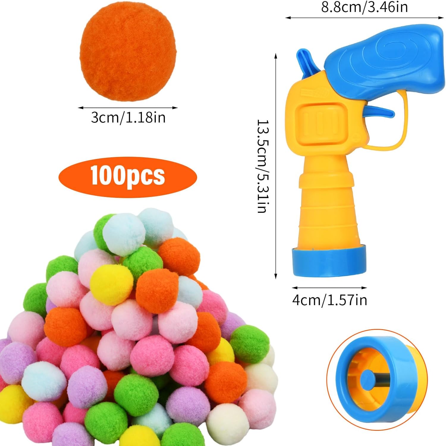 Cat Toy Balls with Gun