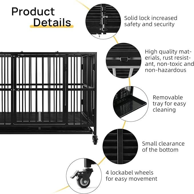 Dog Kennels and Crates for Dog Large Metal