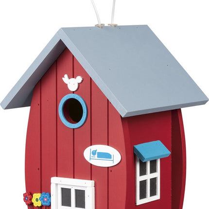 Zoofari Wooden Bird Feeder Hanging on the Window