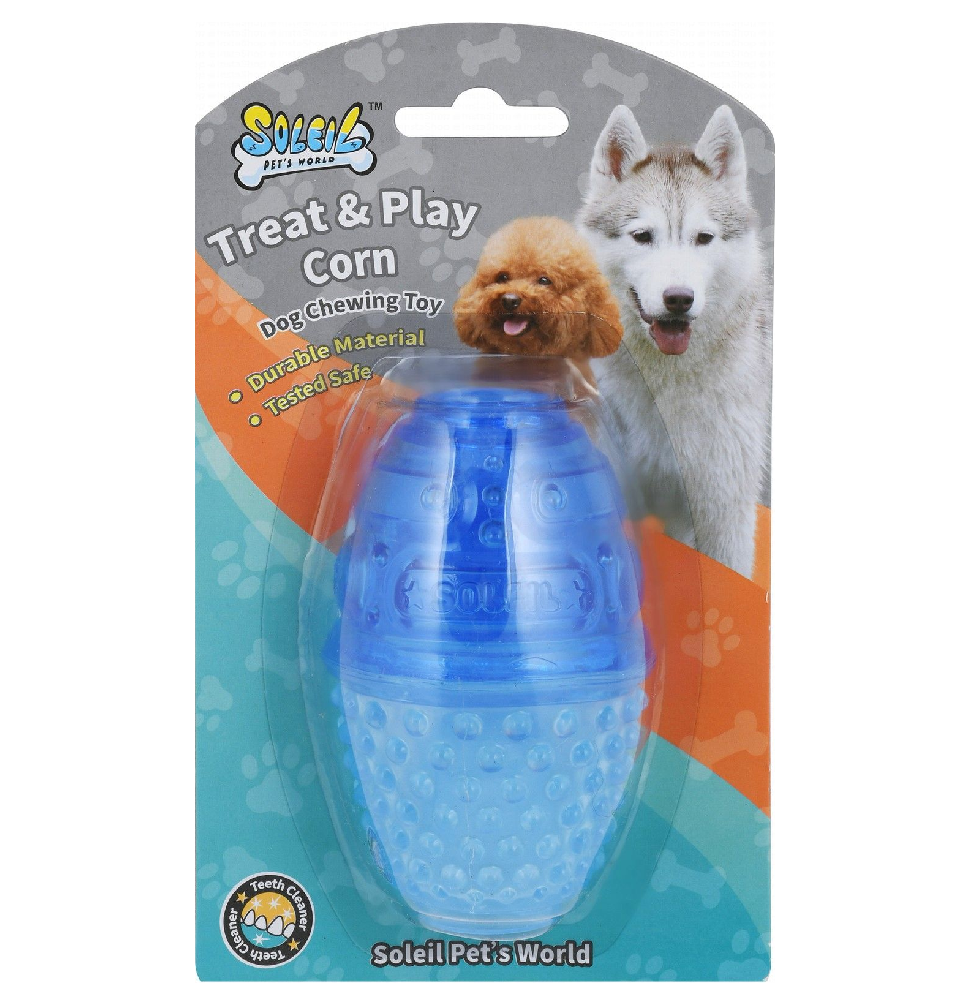 Soleil Blue Treat Dispensing Dog Toy