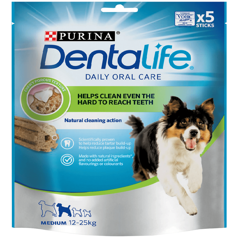 Purina DENTALIFE Dental Treats for Medium Dogs