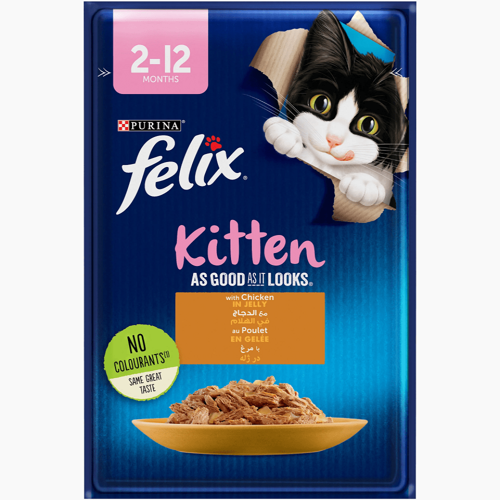 Purina FELIX® As Good As it Looks Chicken in Jelly Wet Food 85gm