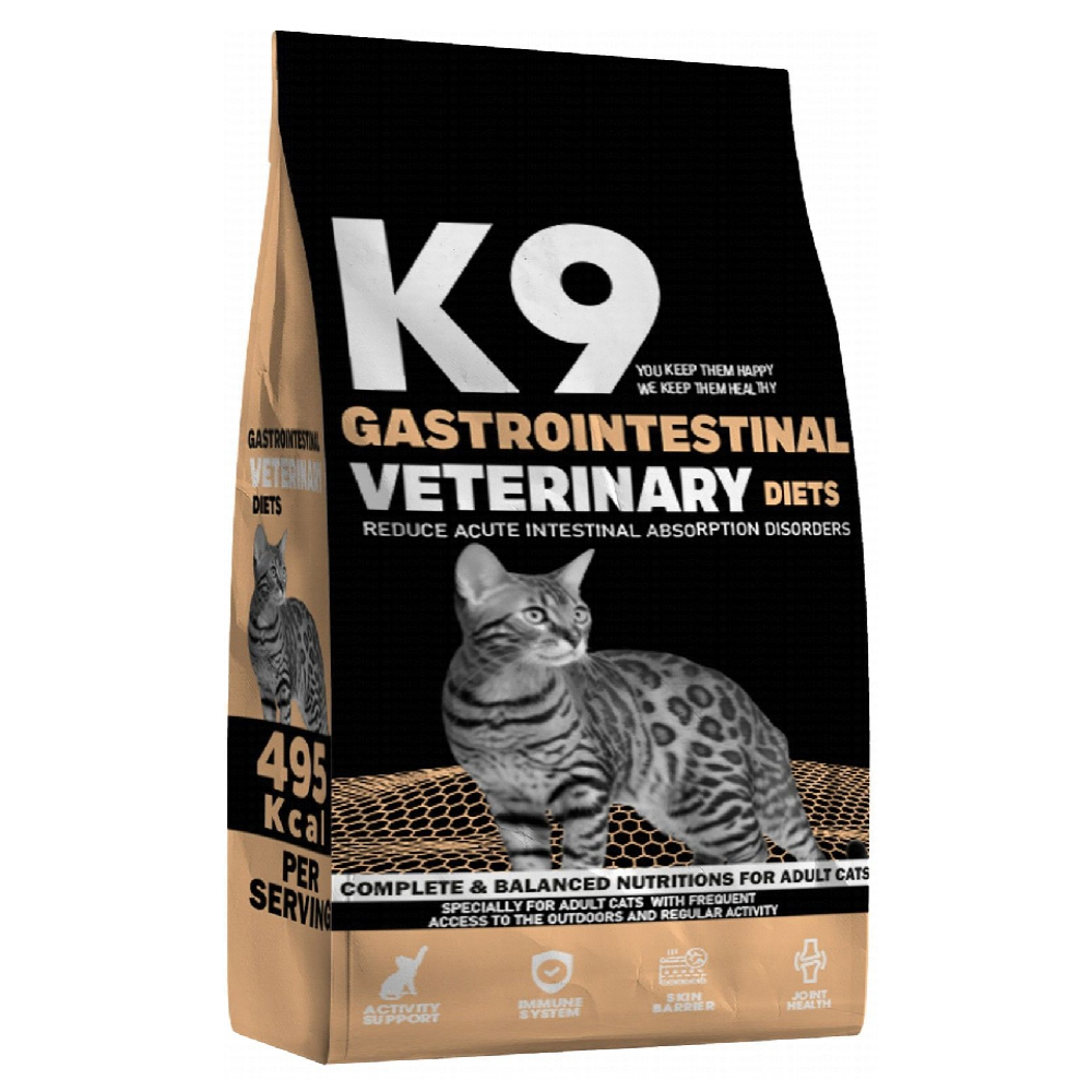 K9 Veterinary Diets Gastrointestinal Dry Food for Adult Cats 2 kg