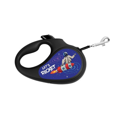 WAUDOG Retractable Medium Leash With Unique Rocket Science Design