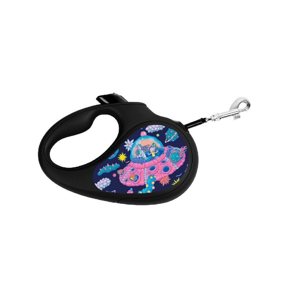 WAUDOG Retractable Large Leash With Unique Rick And Morty 2.0 Design