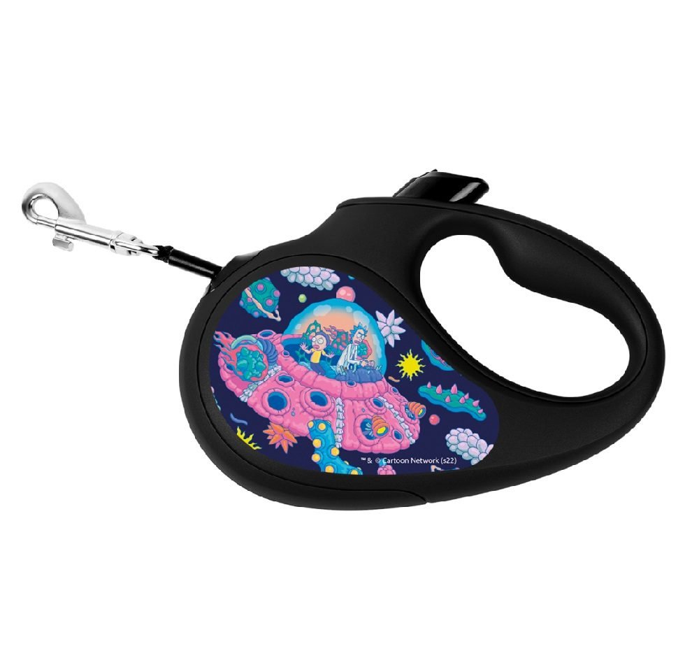 WAUDOG Retractable Medium Leash With Unique Rick And Morty 2.0 Design