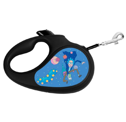 WAUDOG Retractable Large Leash With Unique Rick And Morty 1.0 Design