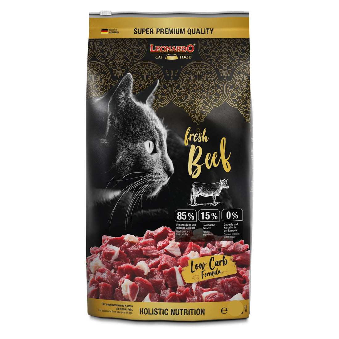 Leonardo GF and holistic Dry Food For adult Cats With fresh salmon 1.5 Kg