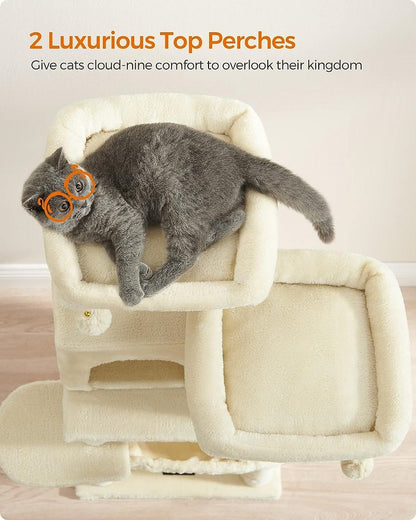 Cat Tree Platform With Indoor Scratches And Posts medium